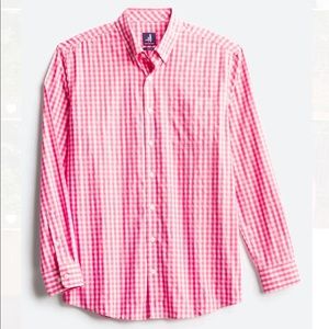 Pink Plaid Hoover Poplin Button-Down Johnnie-O